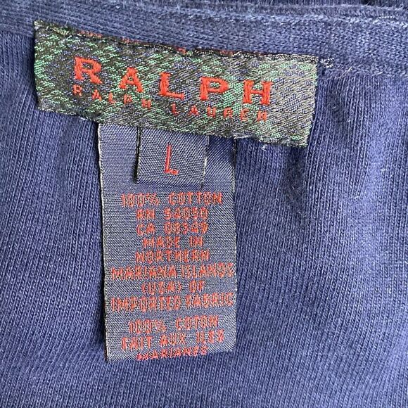 Ralph By Ralph Lauren Shirt Women's Size Large Short Sleeve Cotton Casual Preppy - Picture 6 of 6